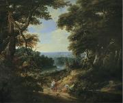 Landscape with a castle and figures